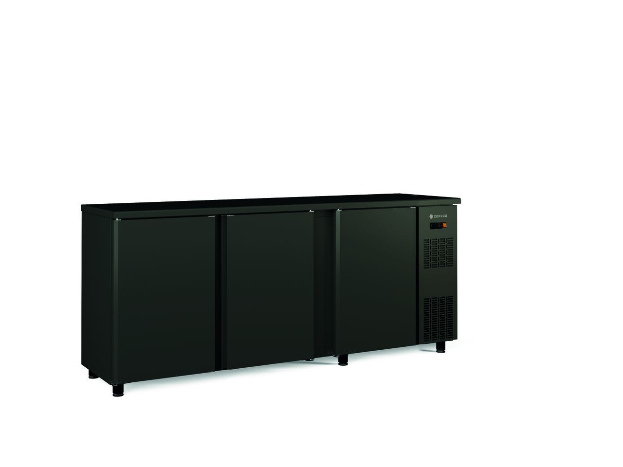 Arrière de bar positif 3 portes pleines battantes acier SB-200 Coreco