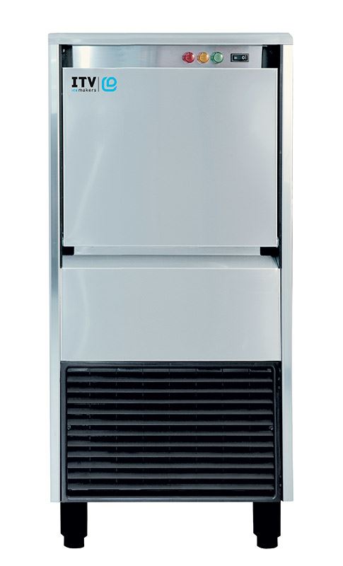 Machine à glaçons à paillettes inox à eau 50 kg/24h - Itv - IQ50E