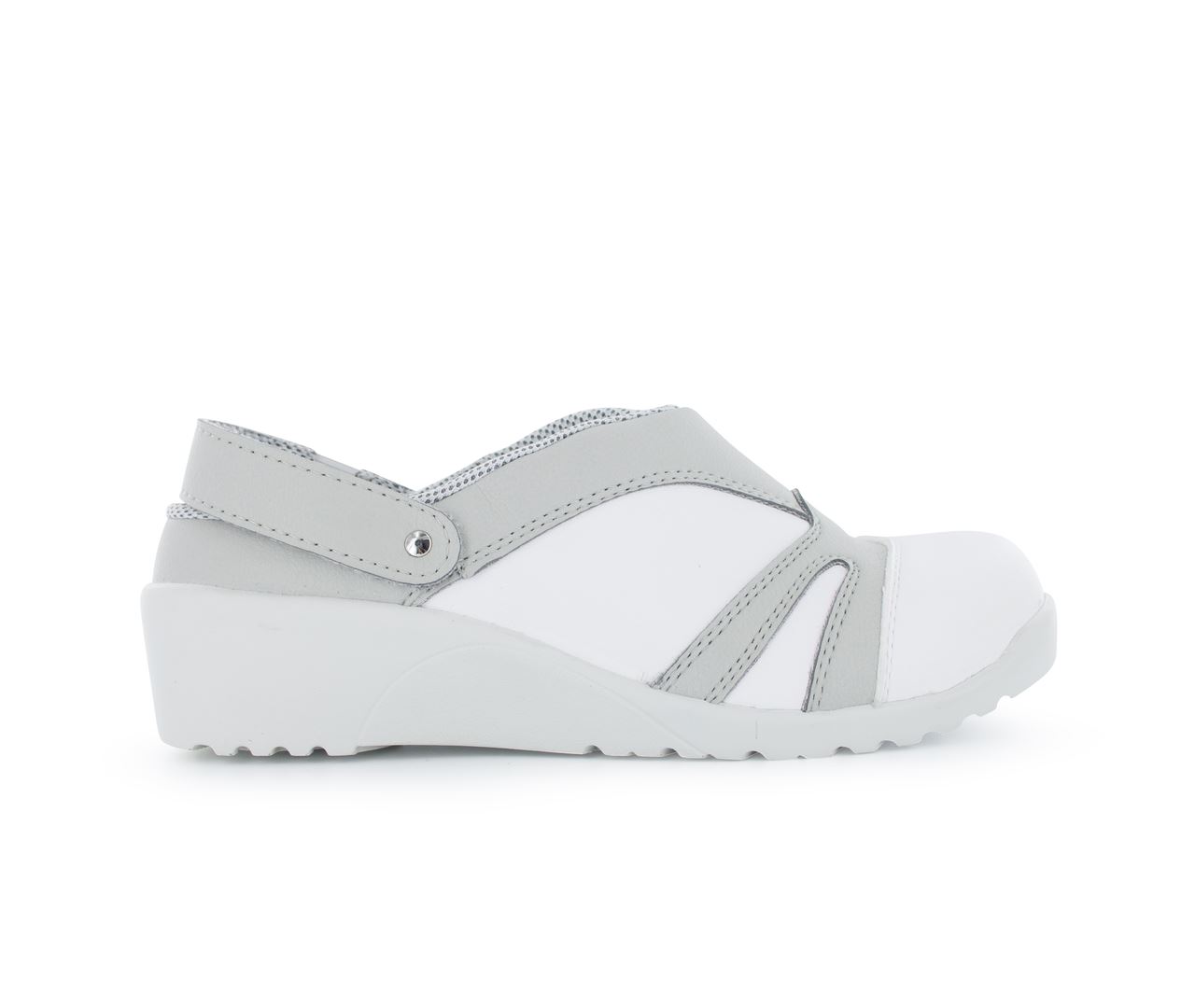 Sabot de travail blanc/gris Flora T.34 - Nord'Ways - FLO000134000B/GR