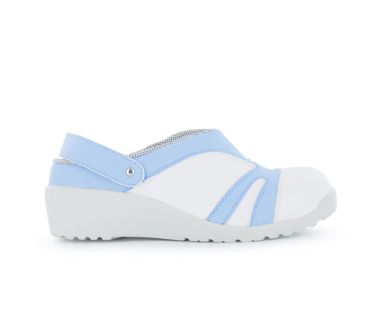 Sabot blanc/bleu Flora T.41 - Nord'Ways - FLO000141000B/BC