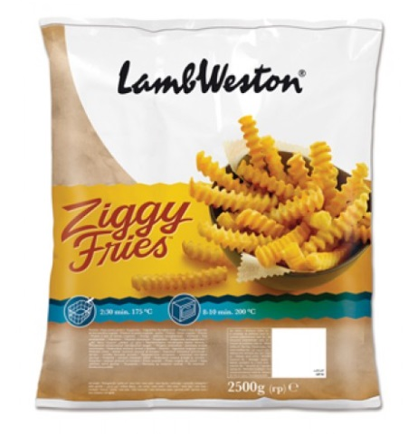 Lamb Weston Ziggy fries 2.5 kg Lambweston