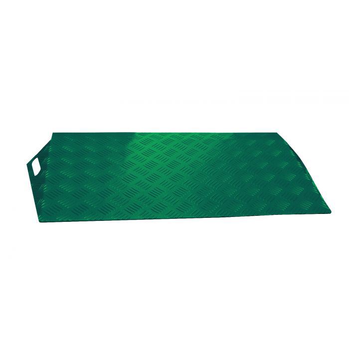 Rampe de seuil aluminium vert 34 x 77 cm Handinorme - 3180314