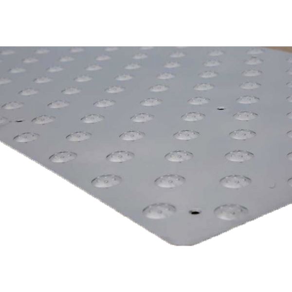 Dalle podotactile Inox Grip inox 97.5 x 42 cm Handinorme - 3280286