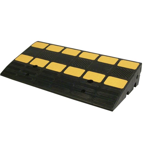 Rampe de trottoir passe-câbles integré Opto caoutchouc 20 cm Handinorme - 3180326