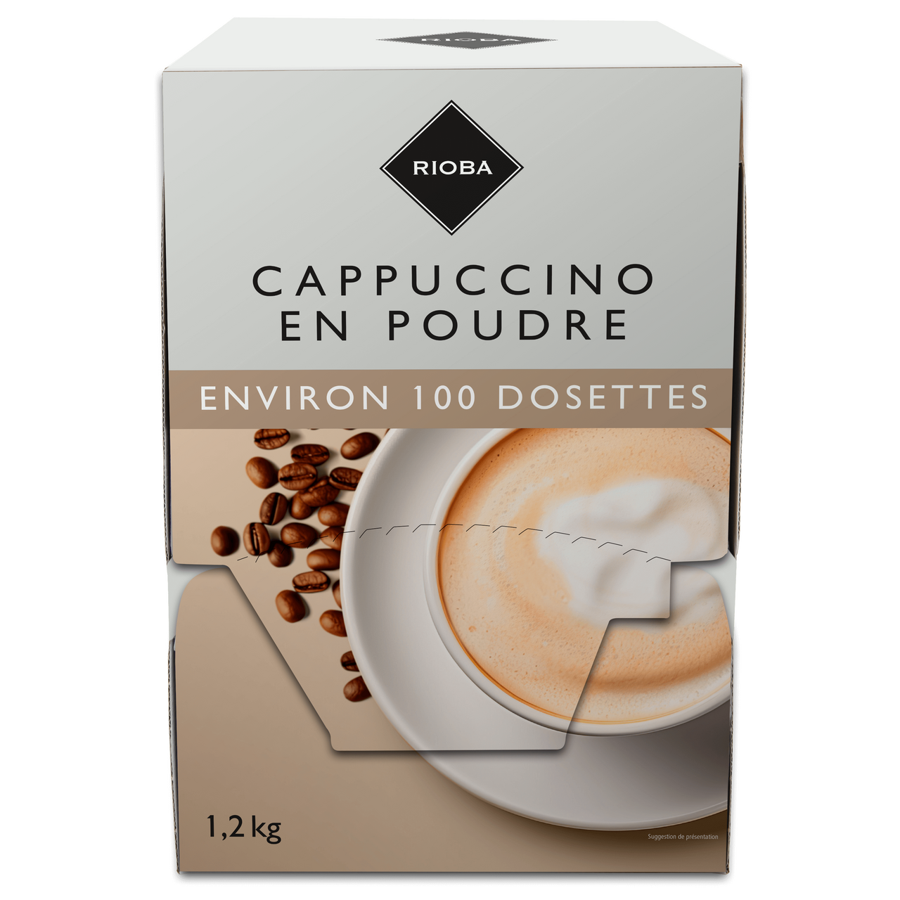 RIOBA Café dosette cappuccino 100 x 12 g
