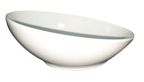 Assiette creuse porcelaine Pan coupé 23 cm x 2