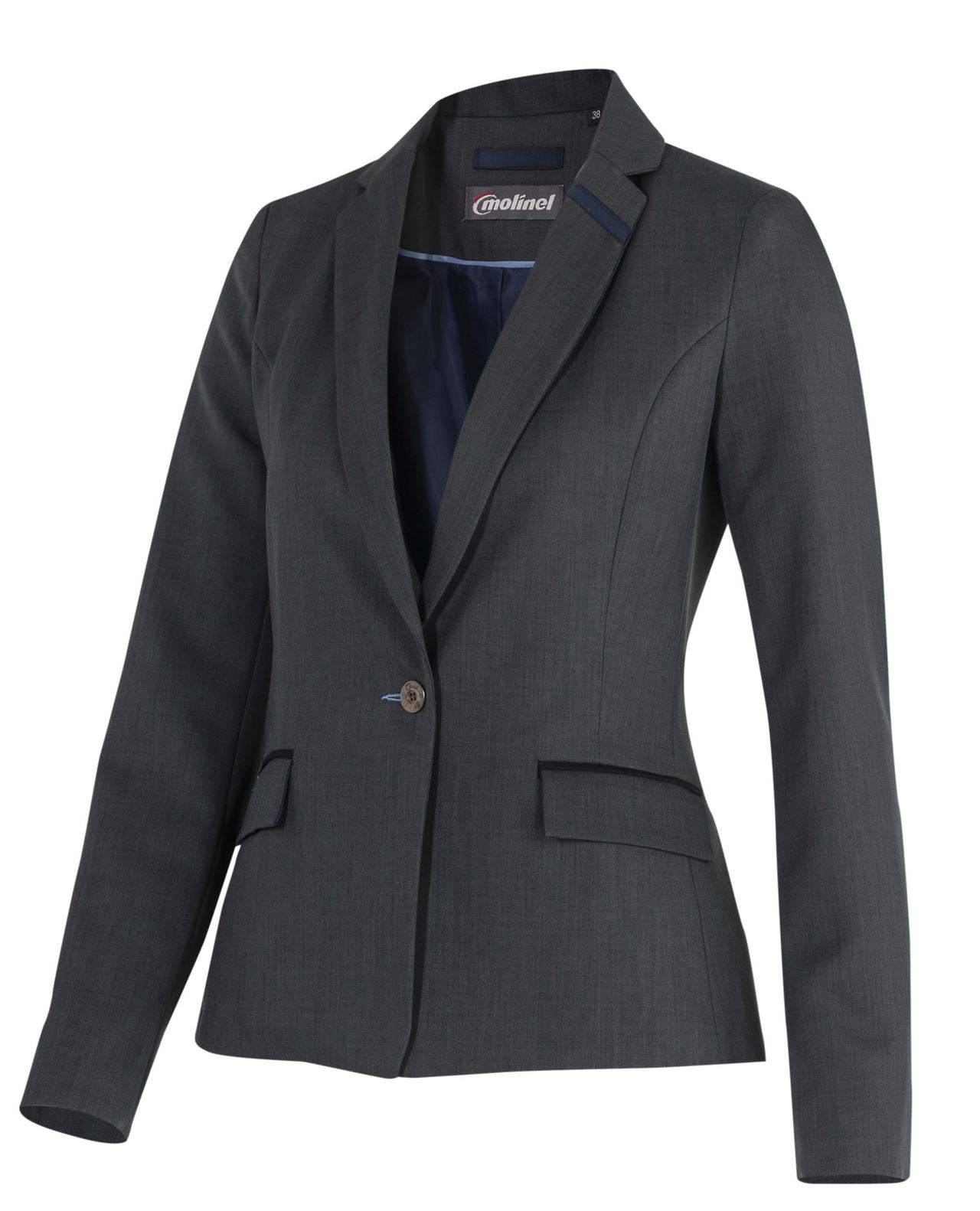Veste de service femme Fit'n Blue gris T.34 - Molinel - 2083795026