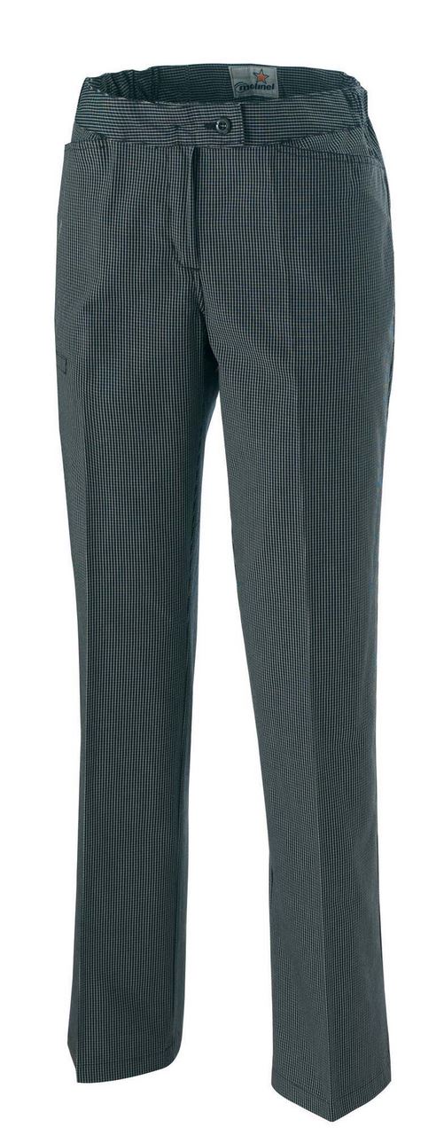 Pantalon de cuisine femme Exalt'R carreaux noir blanc T.36 - Molinel - 21033314487