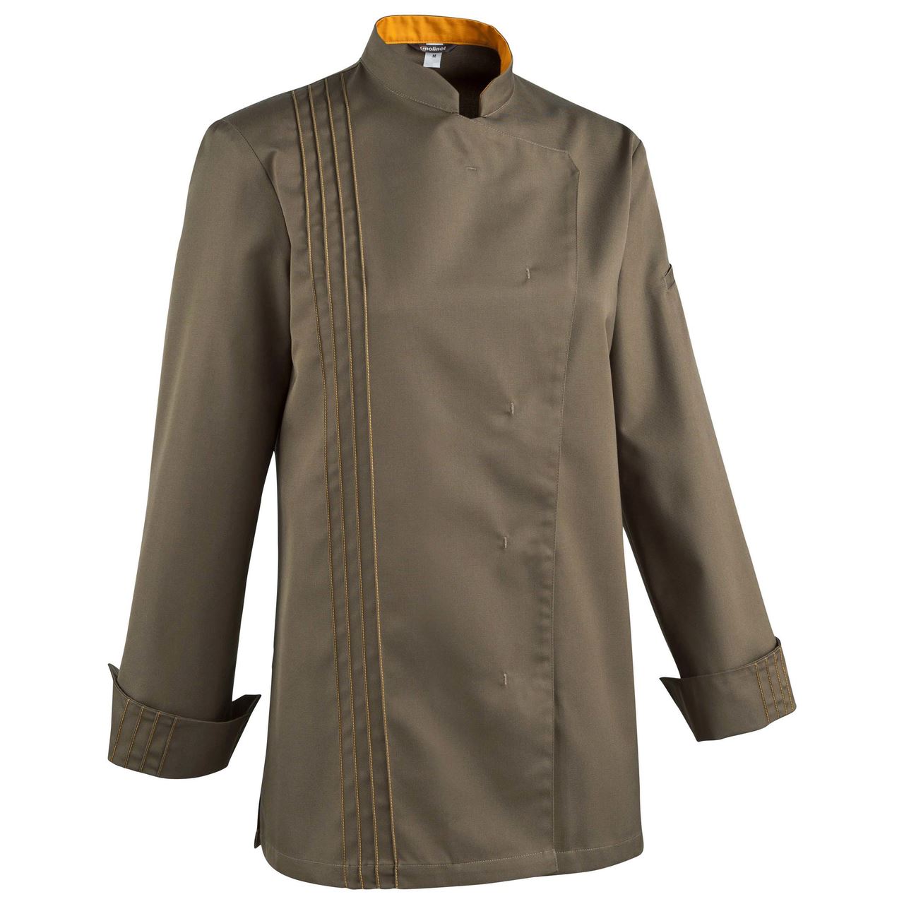 Veste de cuisine manches longues femme Diwali marron T.00 - Molinel - 29873281247