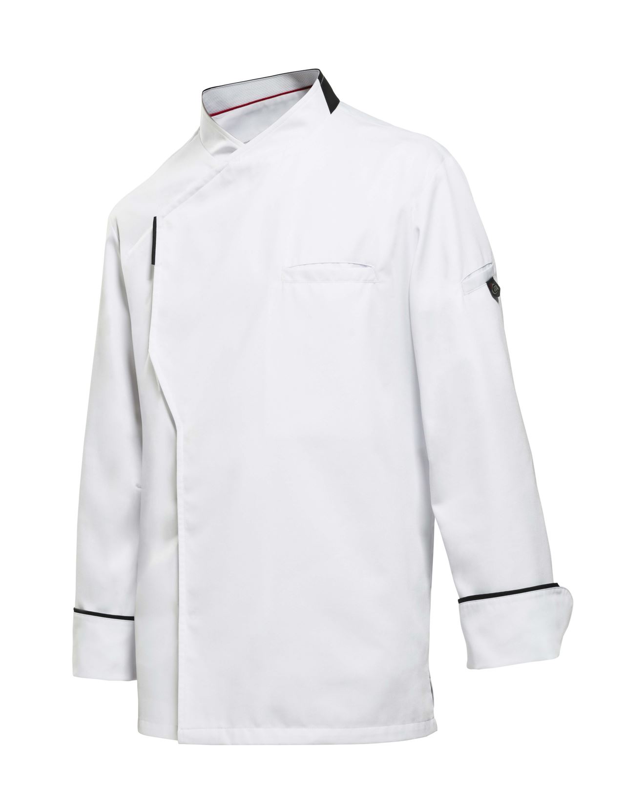 Veste de cuisine homme Kreo blanc noir T.0 - Molinel - 29772780001