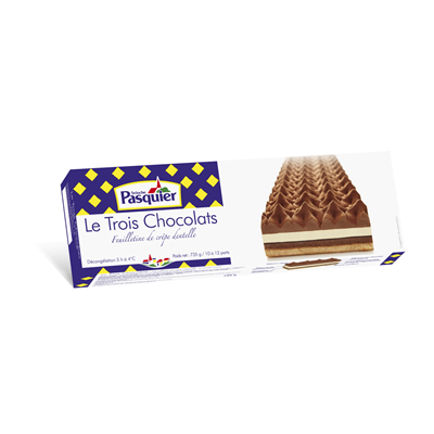 Bande 3 Choco 735 G Pasquier Metro