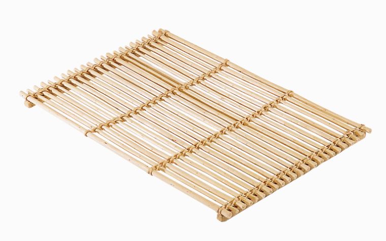 Grille viennoiserie osier sur tasseaux hêtre 50 x 35 cm x 2 Vannerie de Villaines - 391.50 00