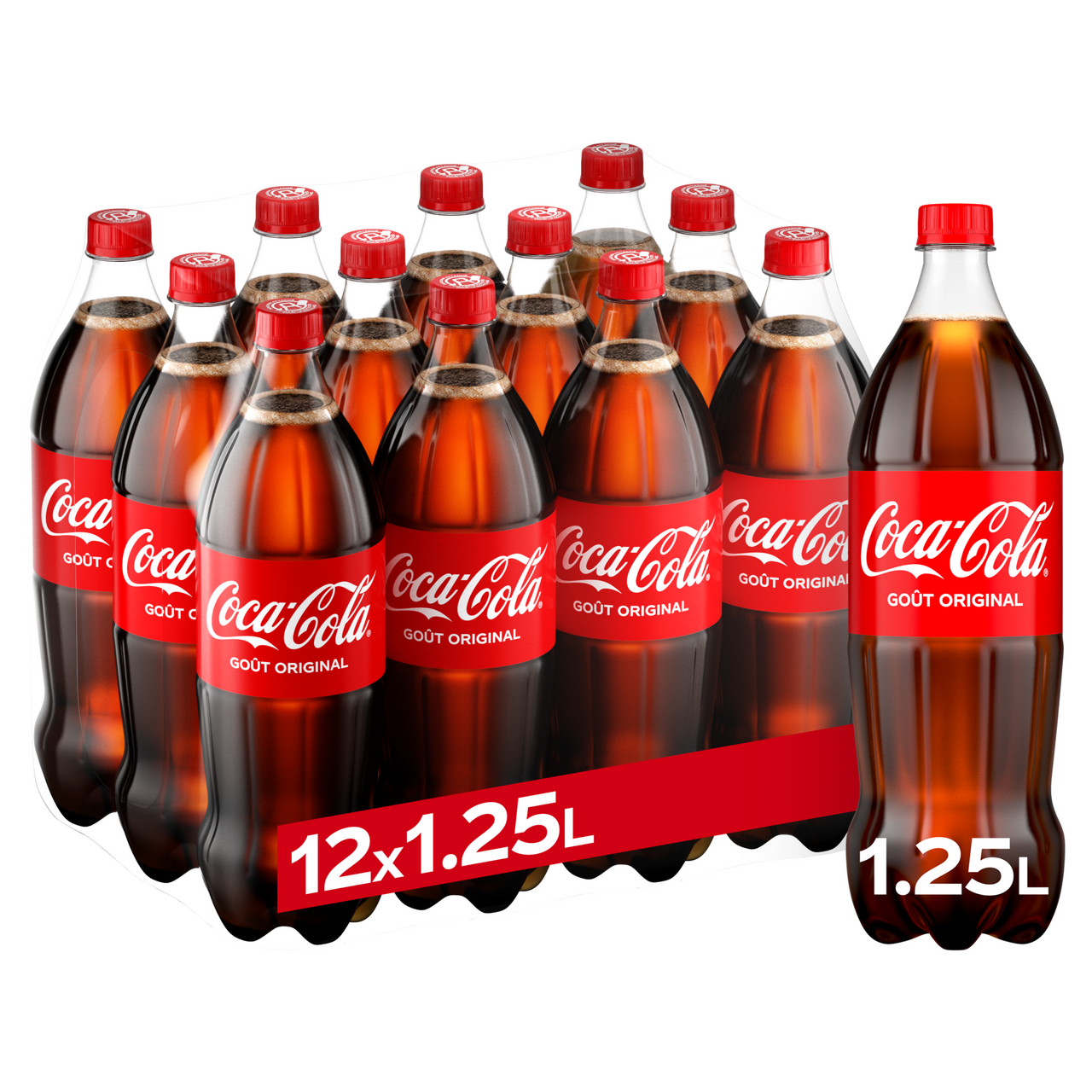 Coca-Cola goût original 1.25 L PET