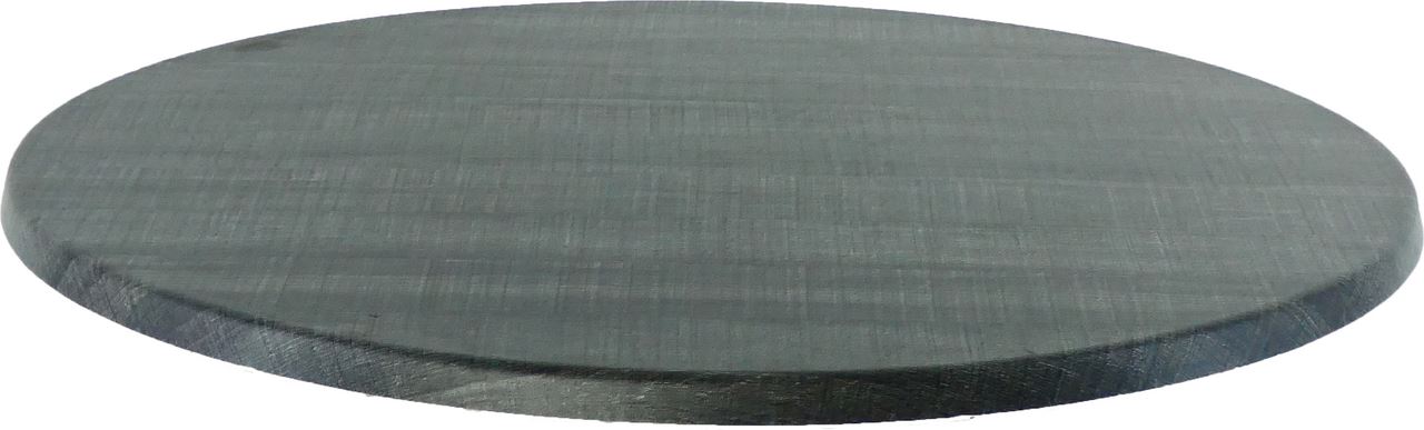 Plateau de table Solo palissade gris cendre Diam.70 cm SM France - 042620