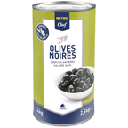 METRO Chef Olives noires entières calibre 34/36 boîte 5/1