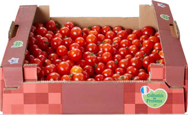 Tomate cerise ronde rouge catégorie 1 France 4 kg 