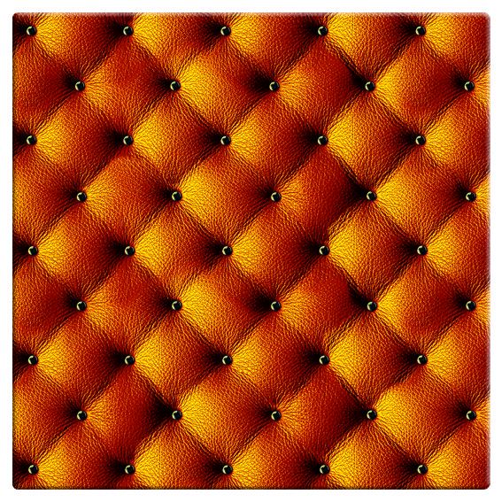 Plateau de table Pod cabaret orange Diam.60 cm SM France - 055794