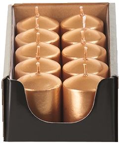 Cierge or x 8 boîte