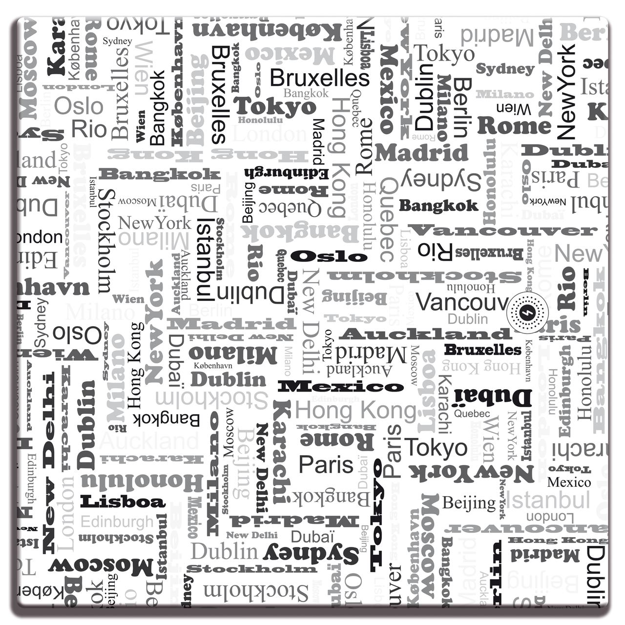 Plateau de table Pod planete 120 x 80 cm SM France - 055841