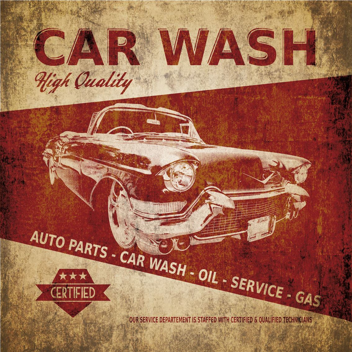 Plateau de table Pod car wash 80 x 80 cm SM France - 057459