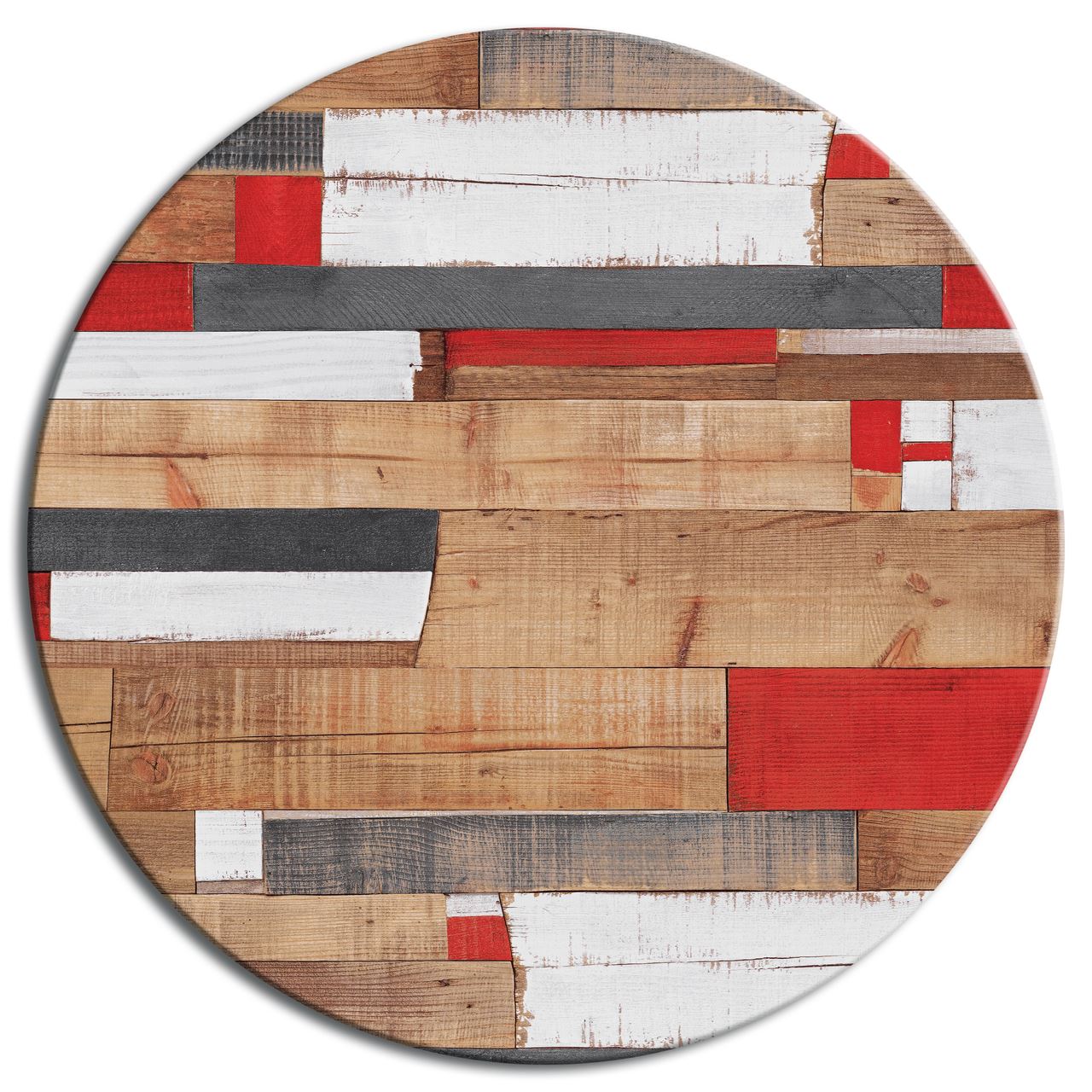 Plateau de table Solo kbana rouge Diam.70 cm SM France - 057381