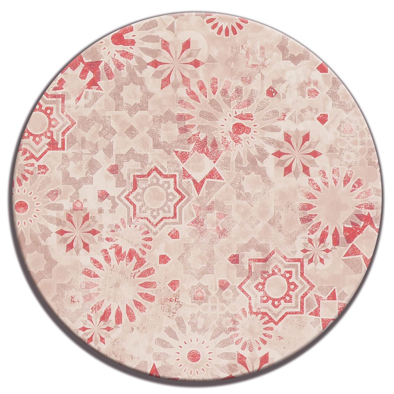 Plateau de table Solo cadix rouge Diam.60 cm SM France - 058981