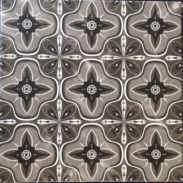 Plateau de table Pod faience noire 70 x 70 cm SM France - 059795