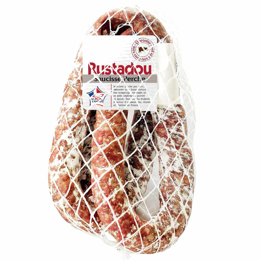 Rustadou 1/2 Saucisse Perche Pur Porc 