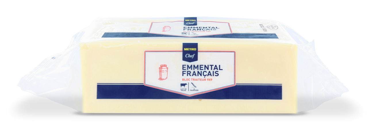 METRO Chef Emmental français traiteur bloc