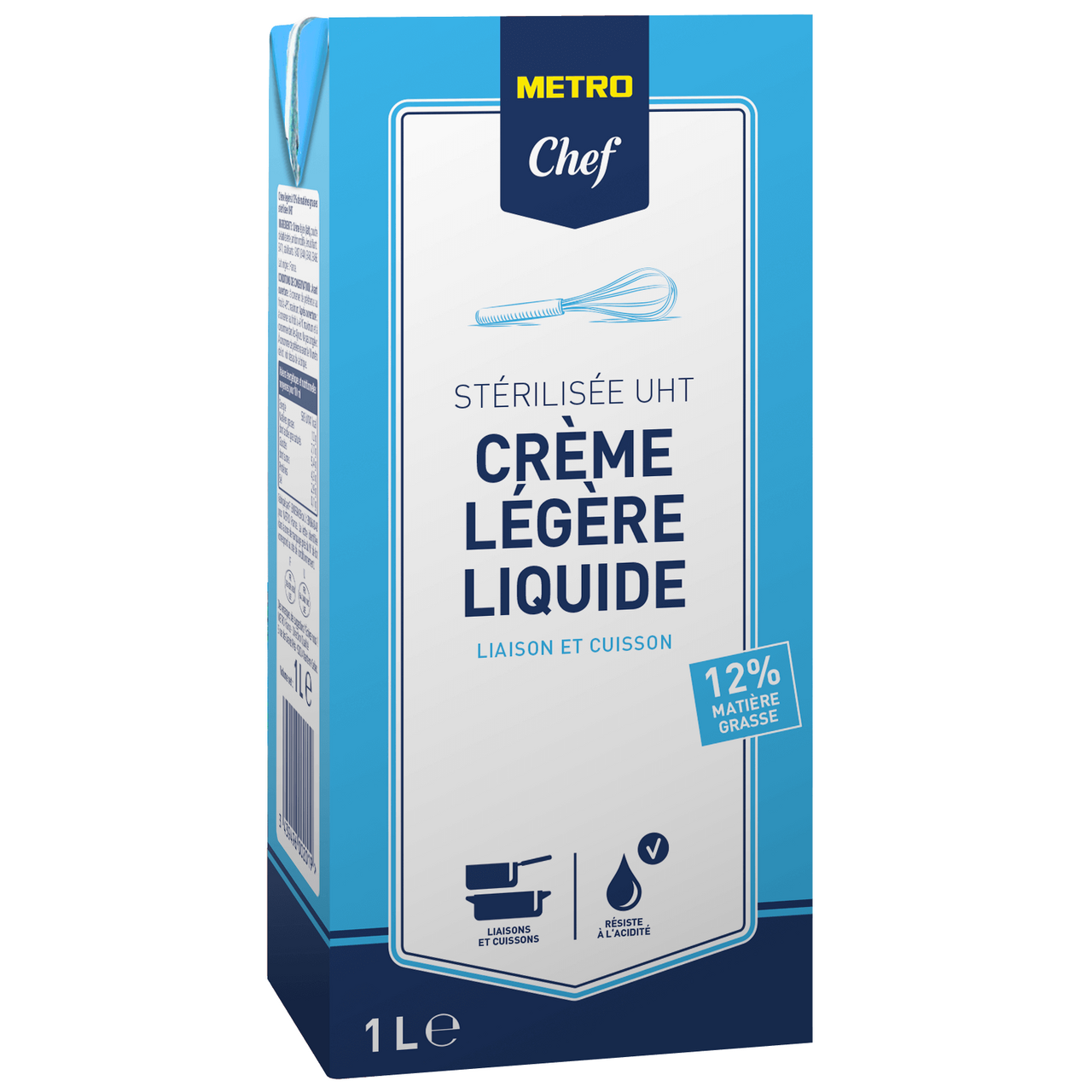 METRO Chef Crème UHT 12% MG 1 L