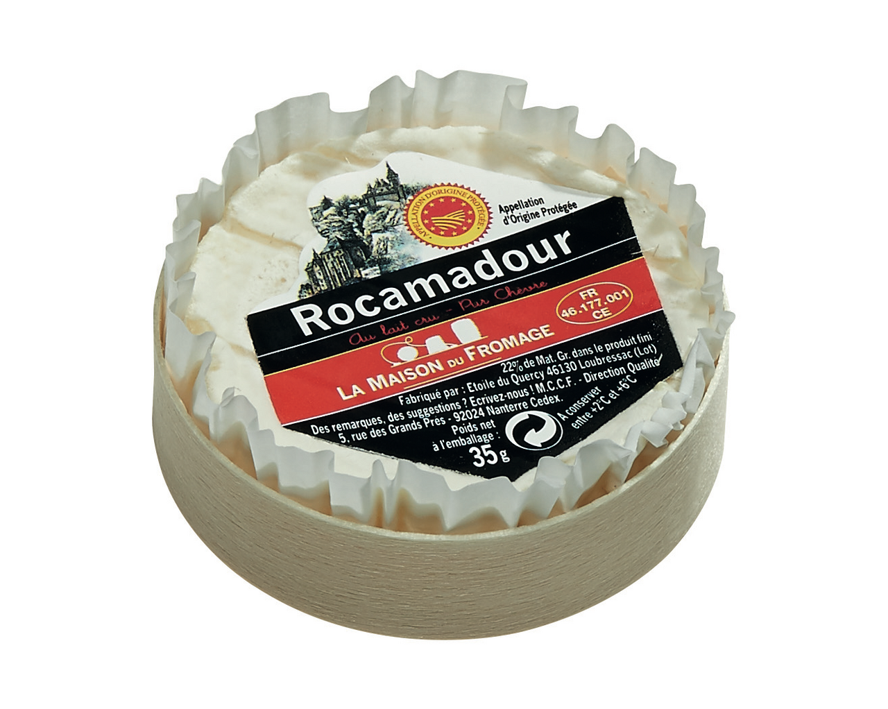 LA MAISON DU FROMAGE Rocamadour AOP 35 g