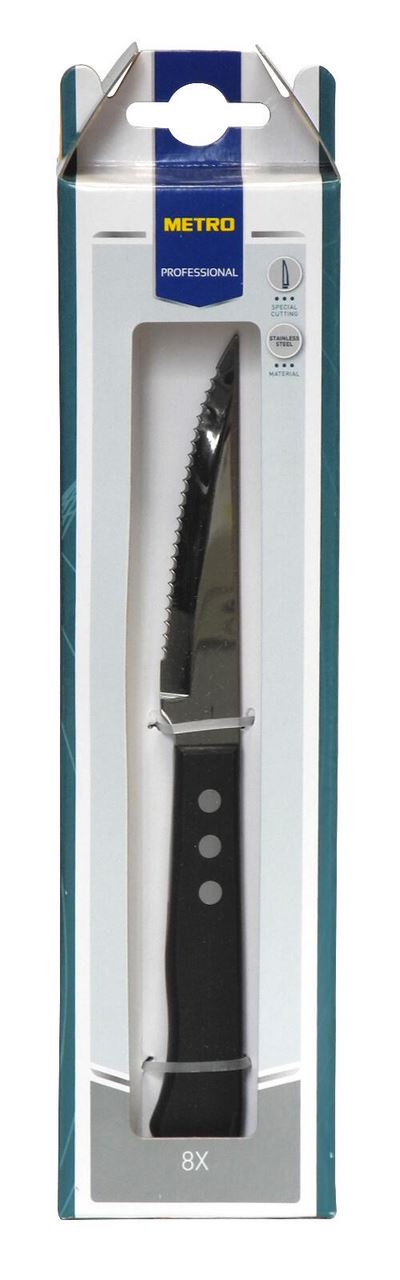 Couteau à steak ou pizza x 8