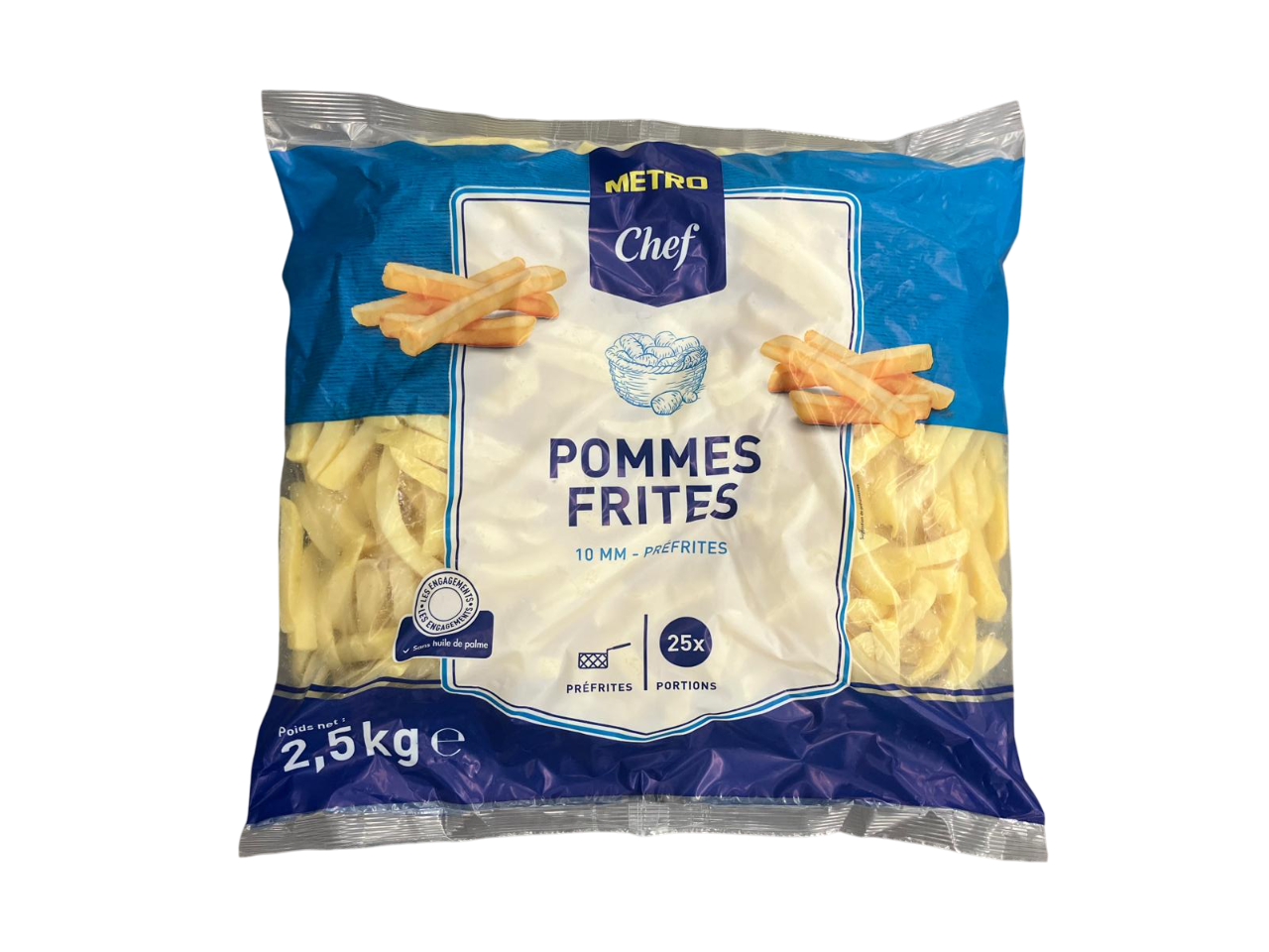 FRITE FRAICHE 10/10 COLIS PAYS BAS