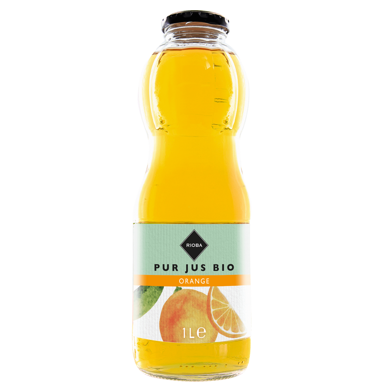 RIOBA Jus orange BIO 1 L verre perdu