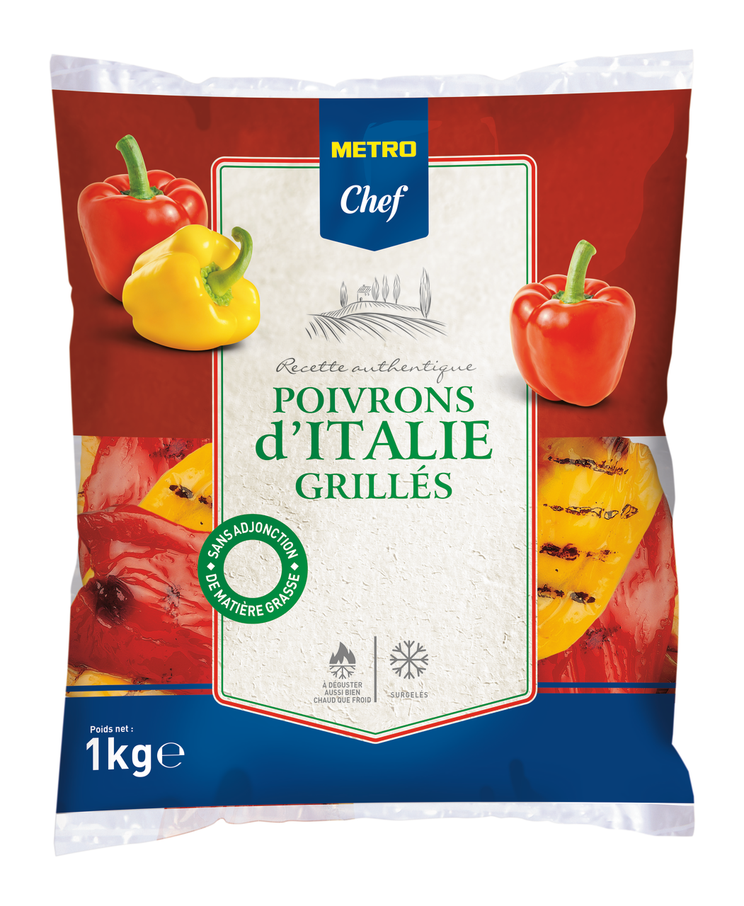 METRO Chef Poivrons d'Italie grillés 1 kg