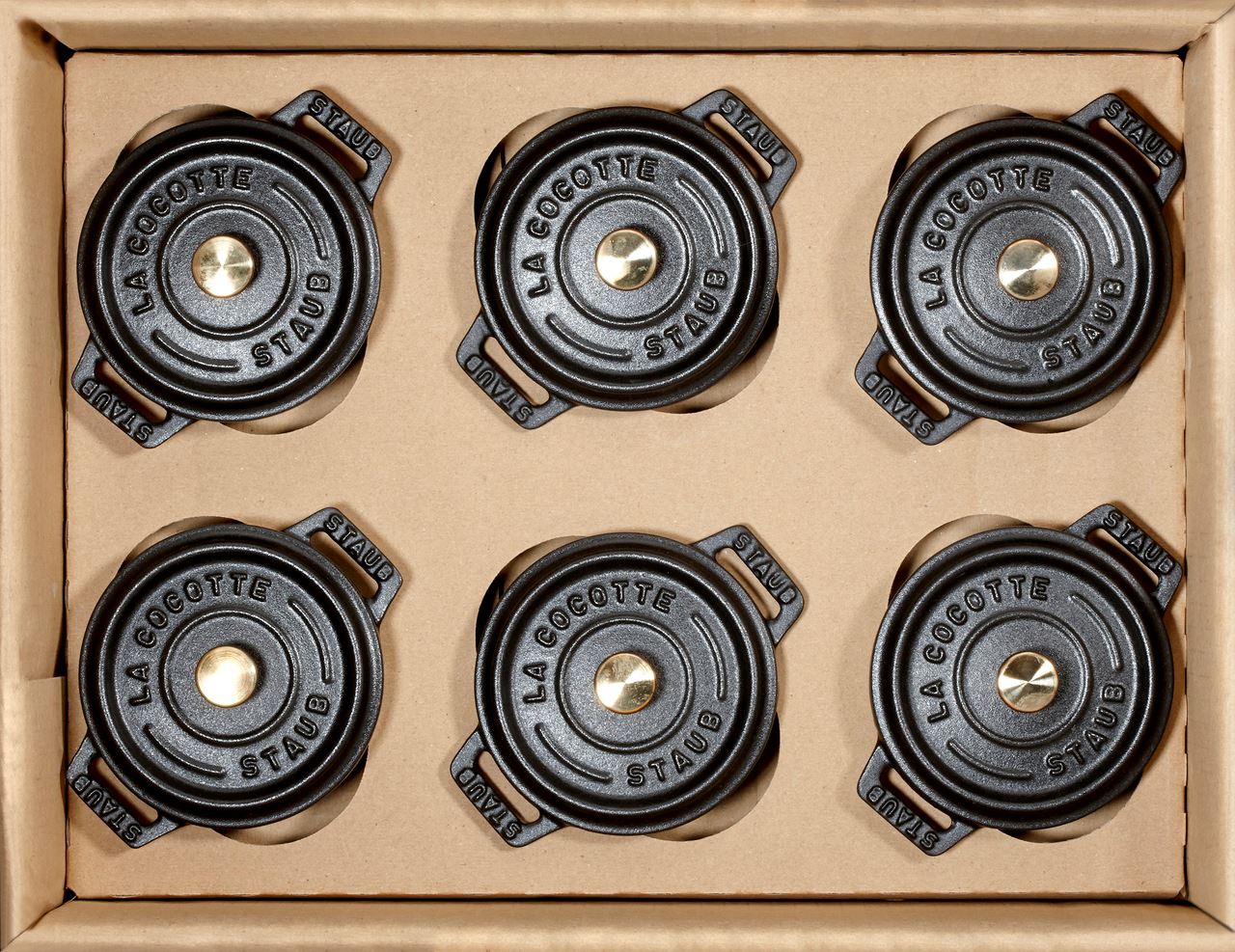 Mini cocotte en fonte rond noir 10 cm x 6 Staub Staub - 40511-530-0