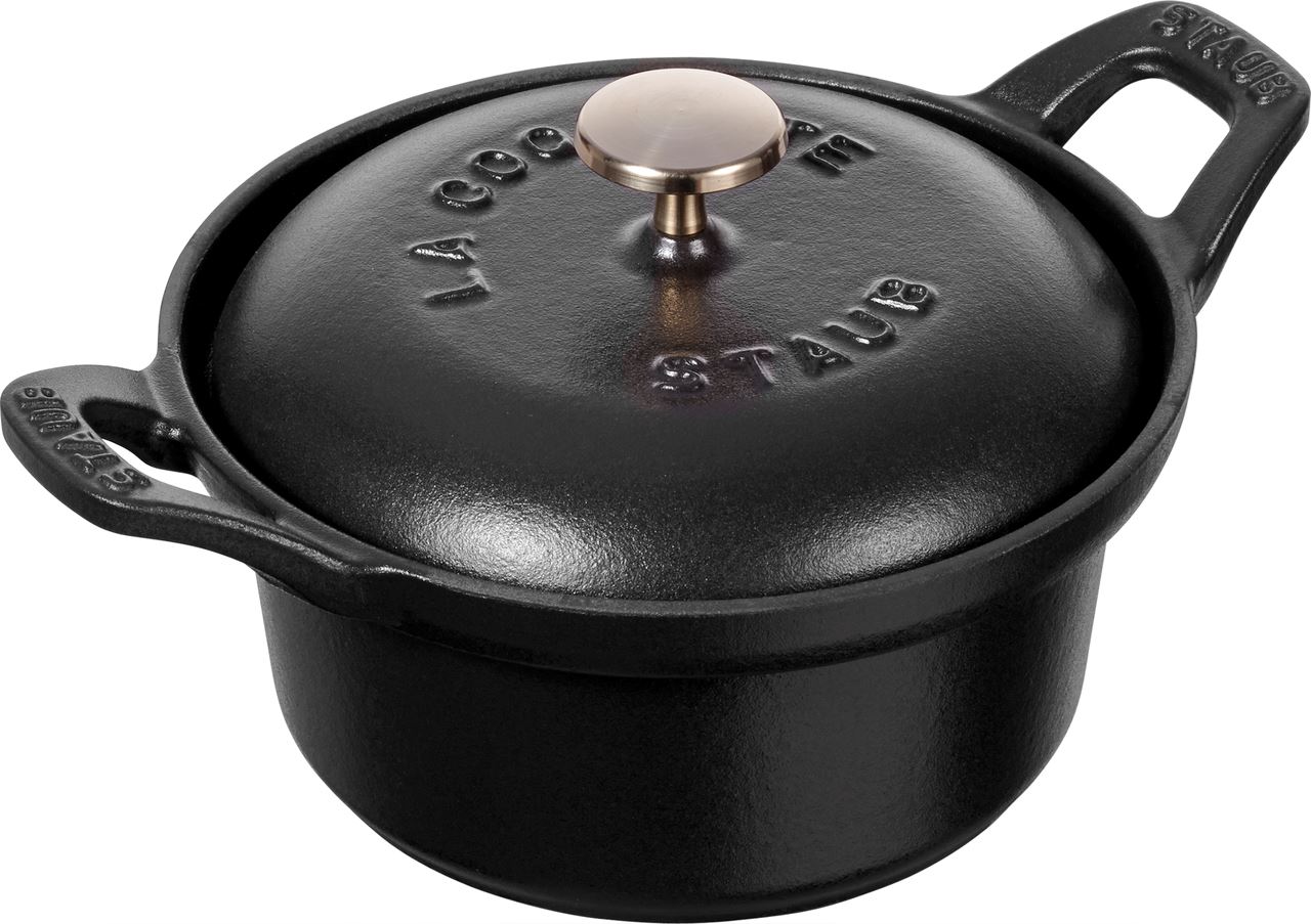 Cocotte en fonte ronde La Coquette noir mat 12 cm Staub - 40501-020-0