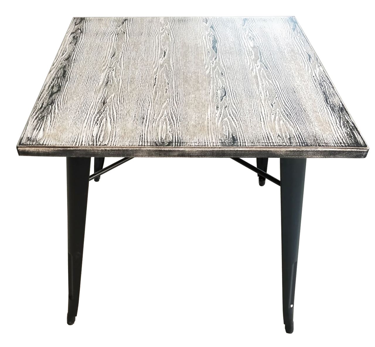 Table Iwood noir 76 x 76 cm Halenbeek