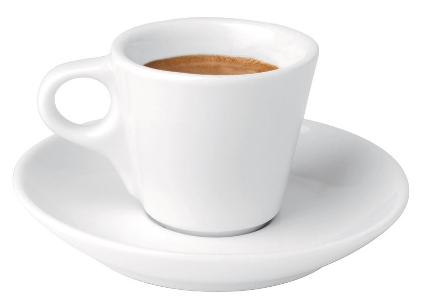 Tasse à café porcelaine Conique blanc 9 cl