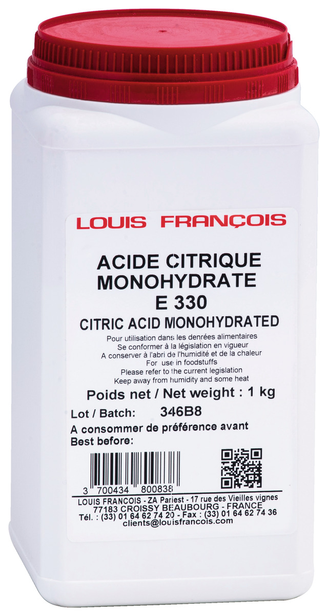Louis Francois Acide citrique Monohydrate 1 kg