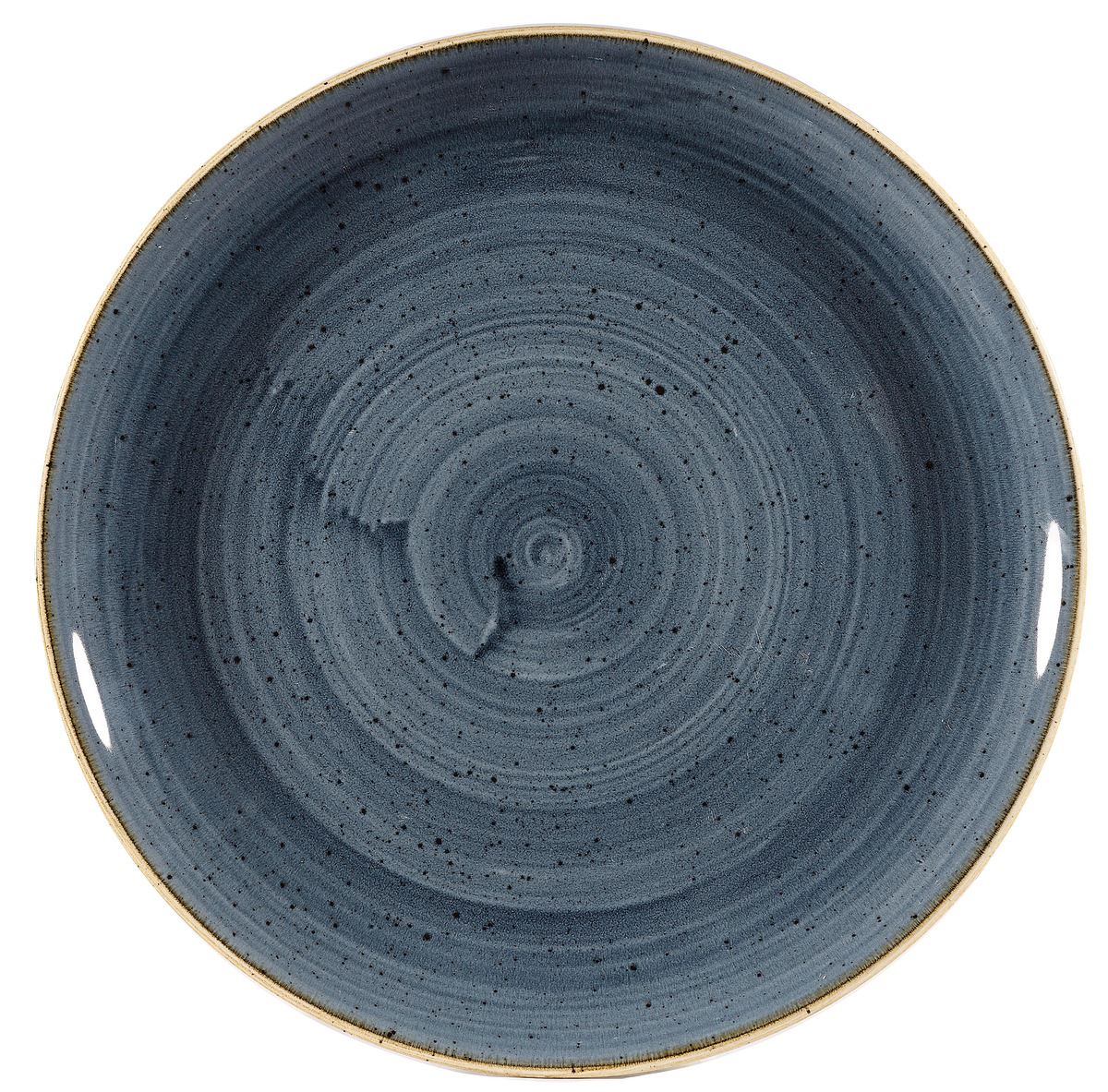 Assiette ronde plate Stonecast porcelaine blueberry 28.8 cm Churchill