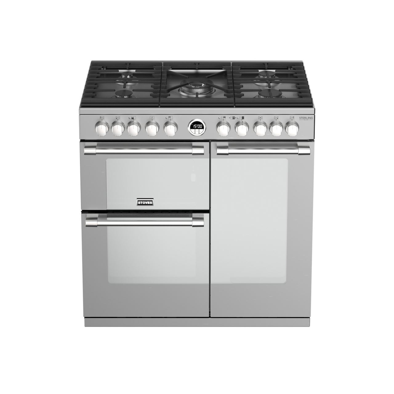 Piano de cuisson gaz Sterling Deluxe 90 DFT inox Stoves - PSTERDX90DFSS