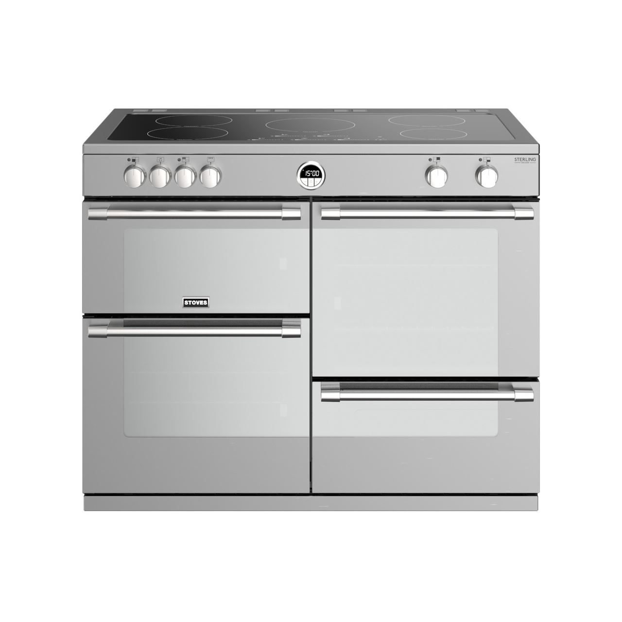 Piano de cuisson induction Sterling Deluxe 110 EI inox Stoves - PSTERDX110EISS