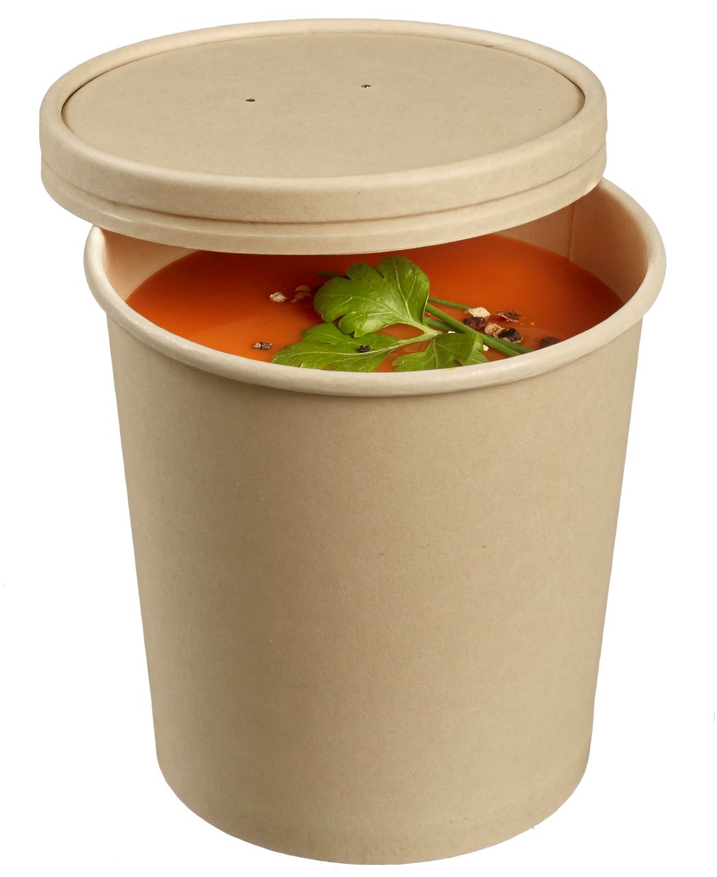 Pot à soupe avec couvercle 450 ml x 25