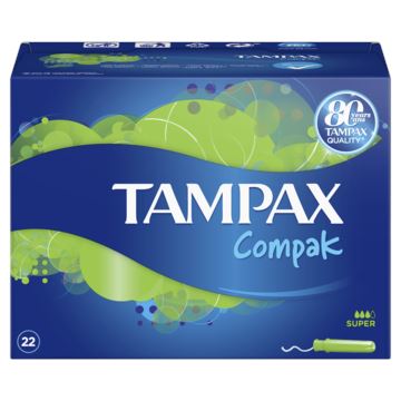 Tampon applicateur Compak Super x 22 Tampax