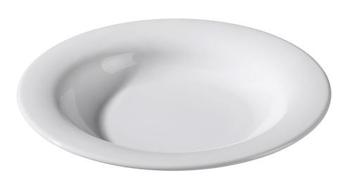 Assiette creuse Julia blanc 22 cm x 10