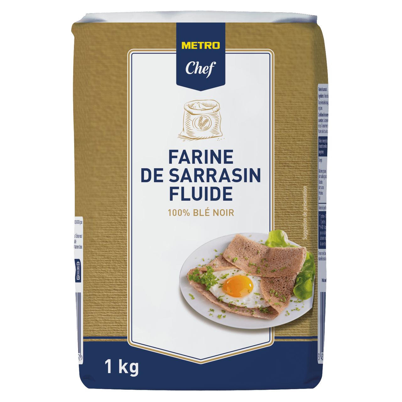 METRO Chef Farine de blé noir sarrasin 1kg 