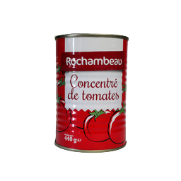 Rochambeau Double concentré de tomates boîte 1/2 - 440 g