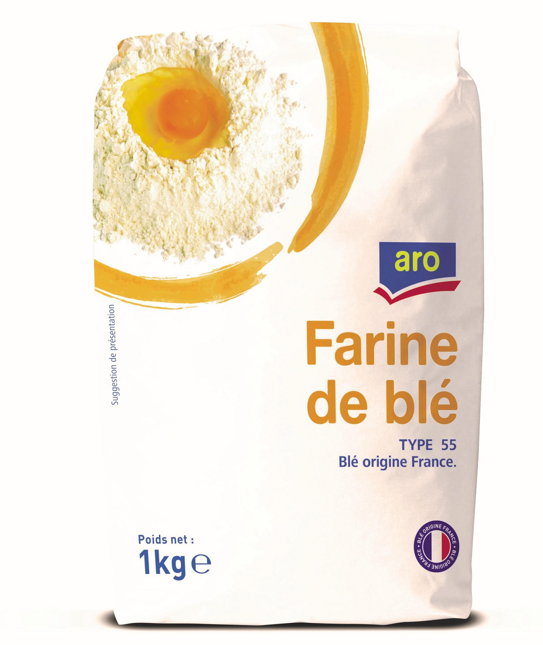 aro Farine de blé T55 1 kg