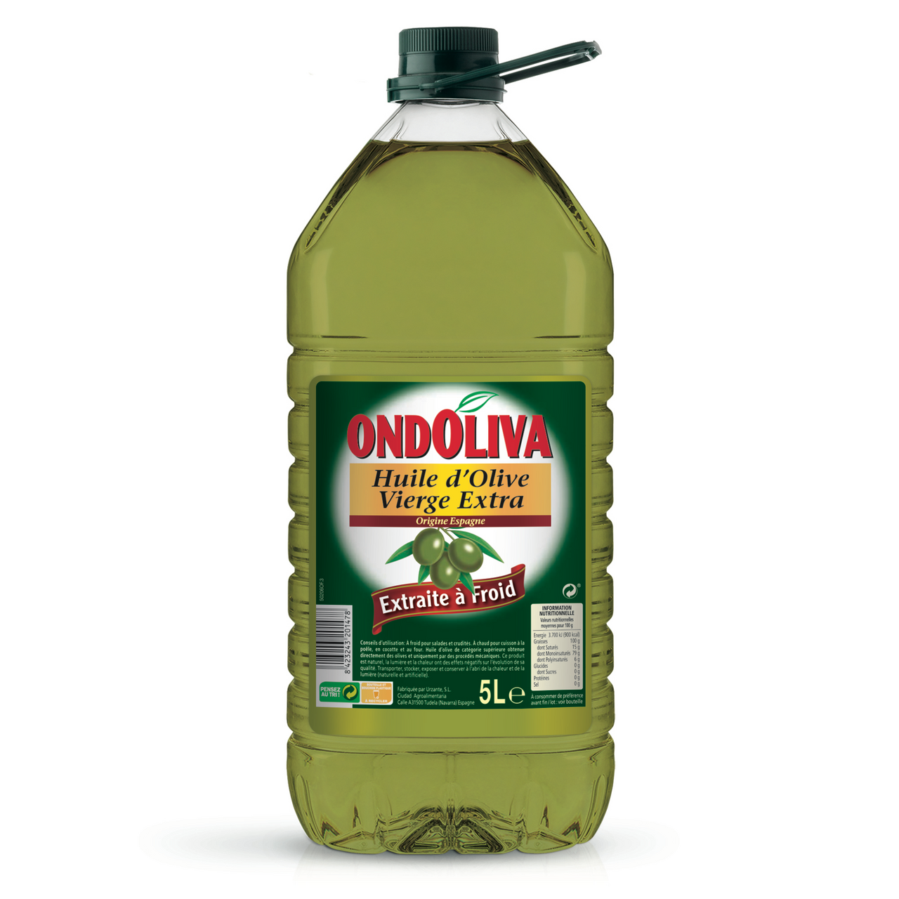 Ondoliva Huile d'olive vierge extra 5 L